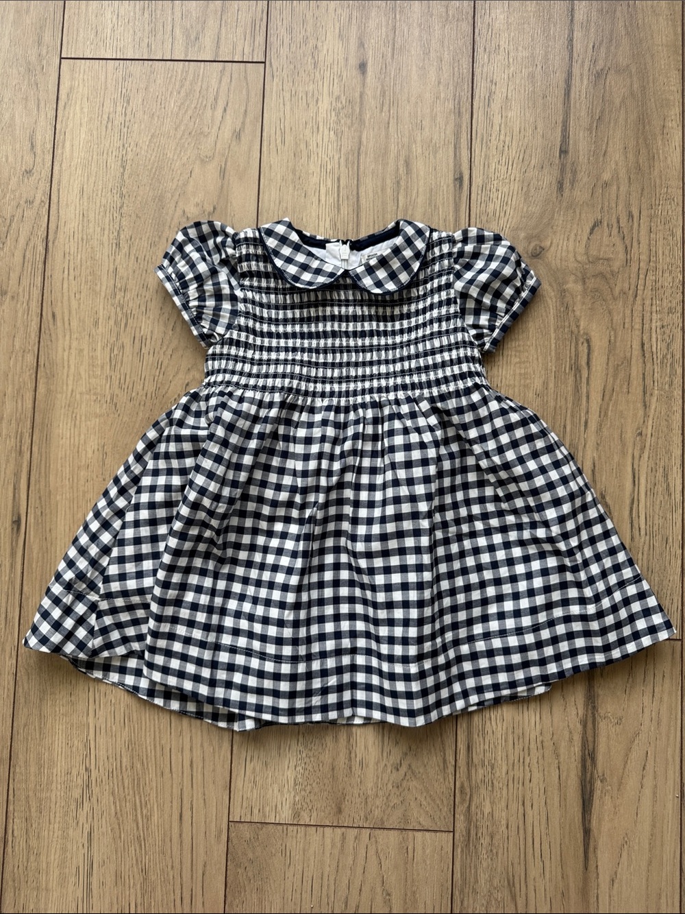 Amazon Essentials x Sofia Grainge Girls 2T Mommy & Me Sateen Dress Blue Gingham
